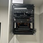 Central Valley TechCare installed network rack setup for a Fresno small business