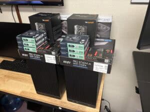 New office computer built at our North Fresno office