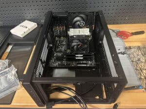 Custom office computer build at central valley techcare fresno office