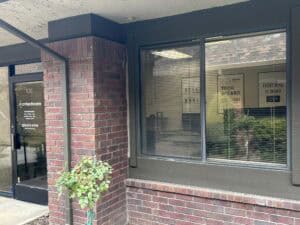 Outside view of CVTechCare office in Woodward Park, Fresno CA